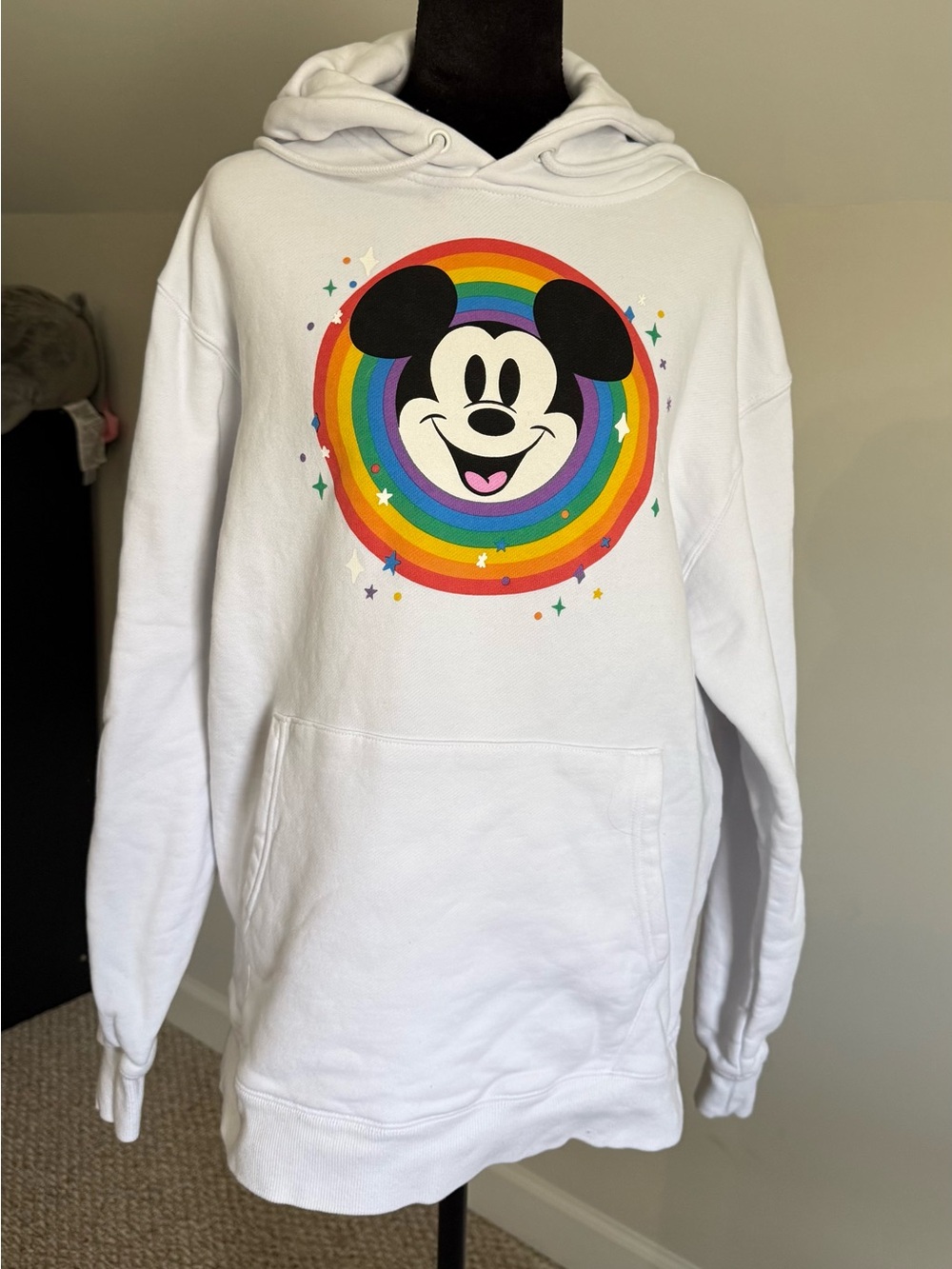 Disney Pride Collection Mickey Mouse Rainbow Hoodie – Size M